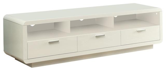 contemporary style White Tv Stand