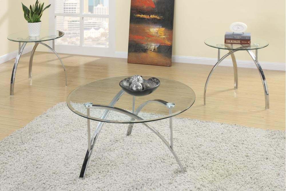 Criss Cross 3 Piece Coffee Table Set