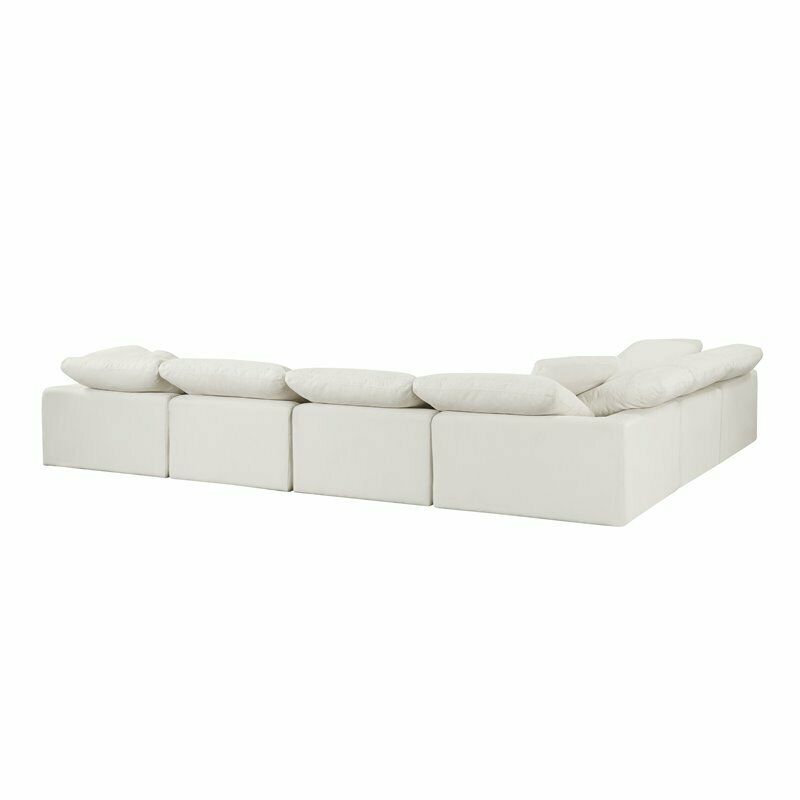 Like A Cloud Modular Sectional - Ivory Linen (Choose Your Configuration)