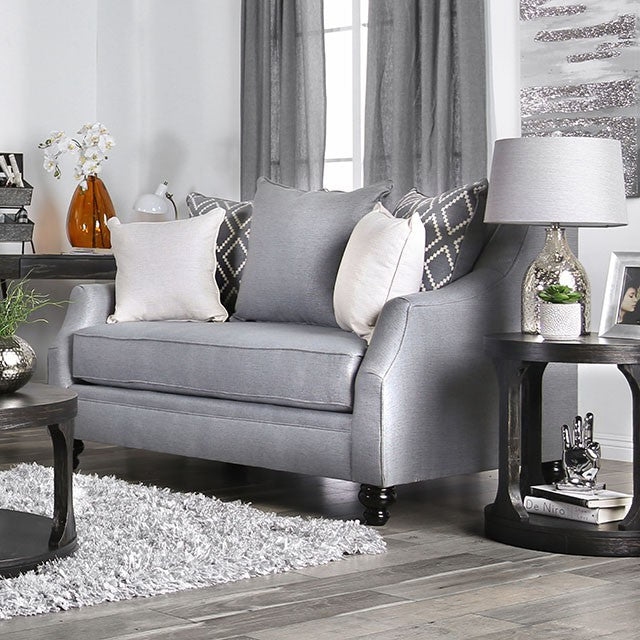 Nefyn Fabric Sofa- Grey