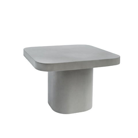 Modern Grey Concrete End Table