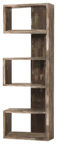 Distressed Salvaged Cabin Bookcase